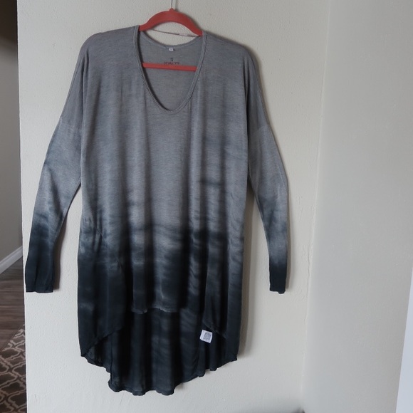 Johnny was Pete Greta high low tie dye long tunic - Picture 7 of 8